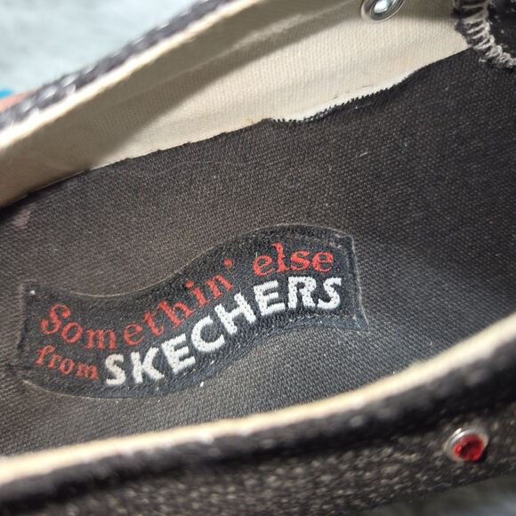 Skechers Somethin’ Else Womens Size 8.5 Y2K Red/White Glitter Gem Platform Shoes - Picture 6 of 11